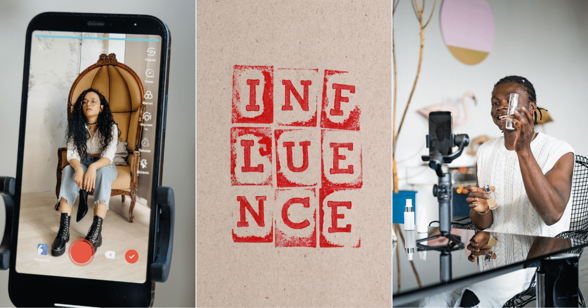 インフルエンサーの画像